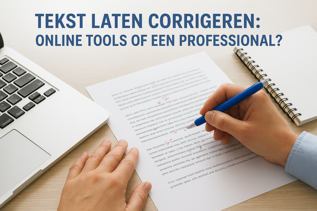 Tekst laten corrigeren: online tools of een professional?