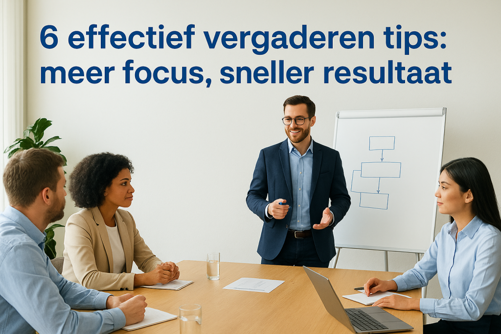 6 effectief vergaderen tips: meer focus, sneller resultaat