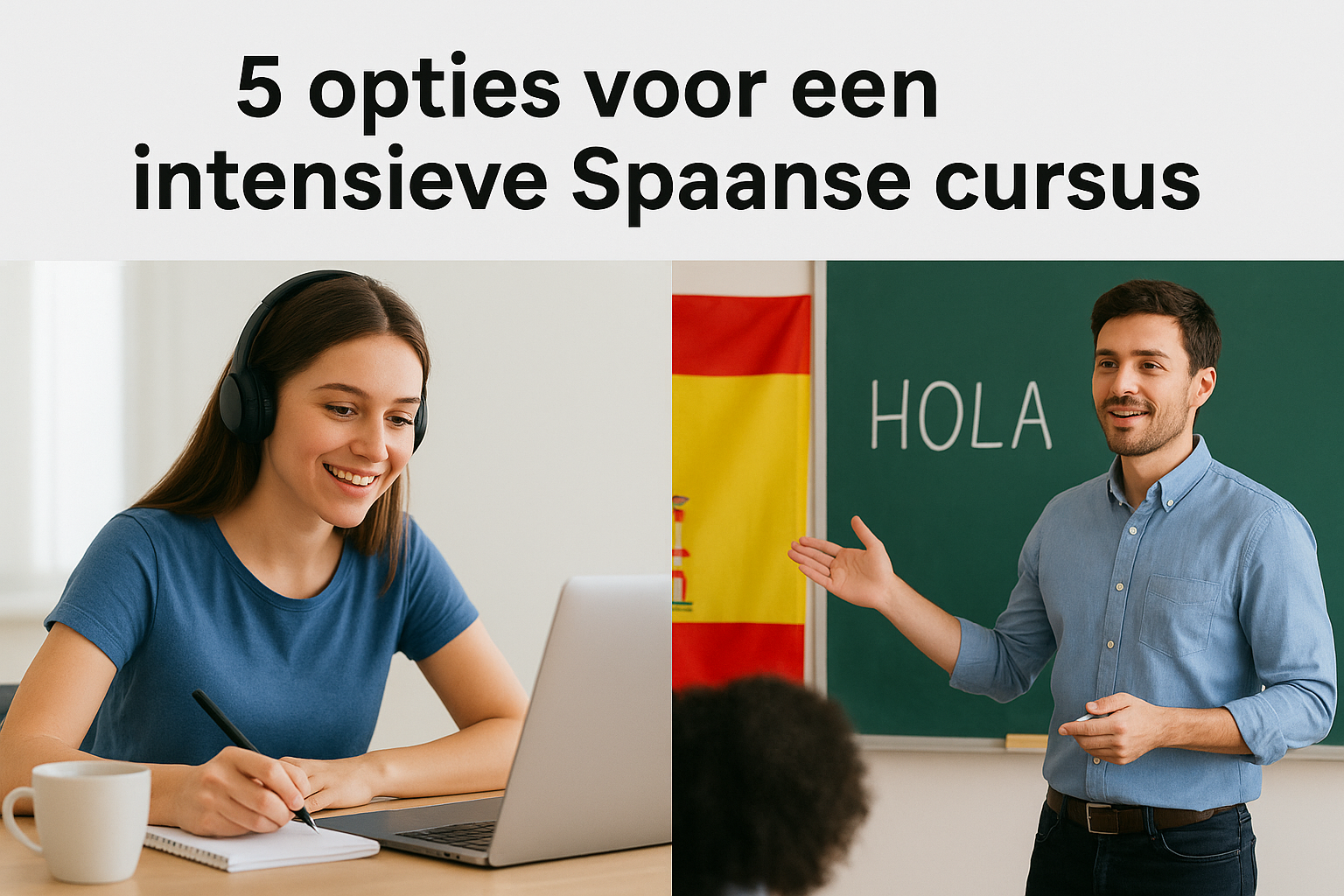 5 opties voor een intensieve spaanse cursus (NL & Spanje)