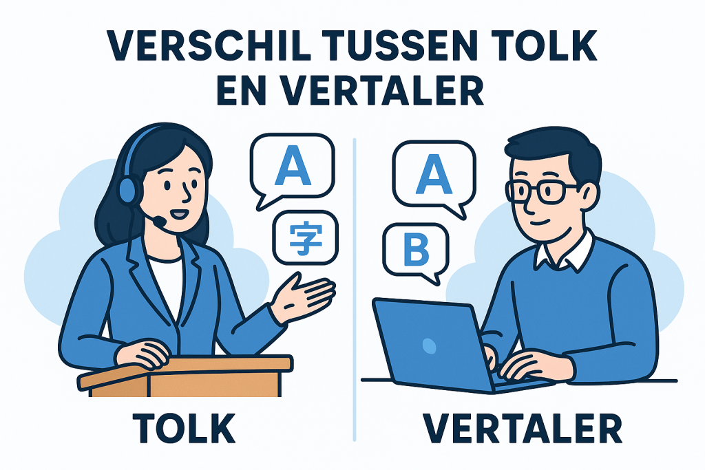 Verschil tussen tolk en vertaler: uitleg voorbeelden en keuze