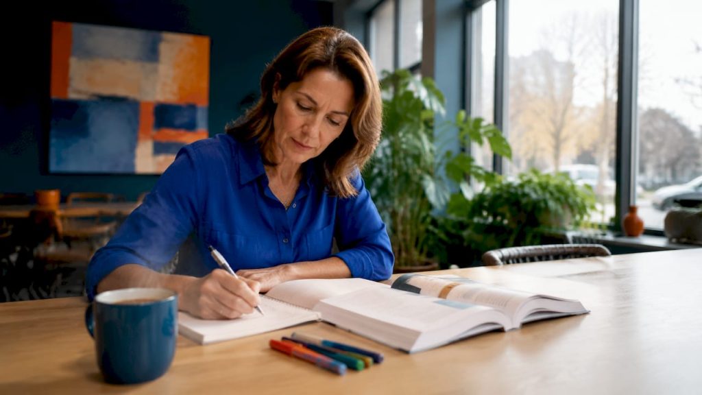 Een taaldocent verdiept zich in de CEFR-richtlijnen.