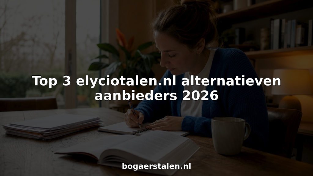 Een vrouw schrijft aantekeningen tijdens een taalcursusgesprek.