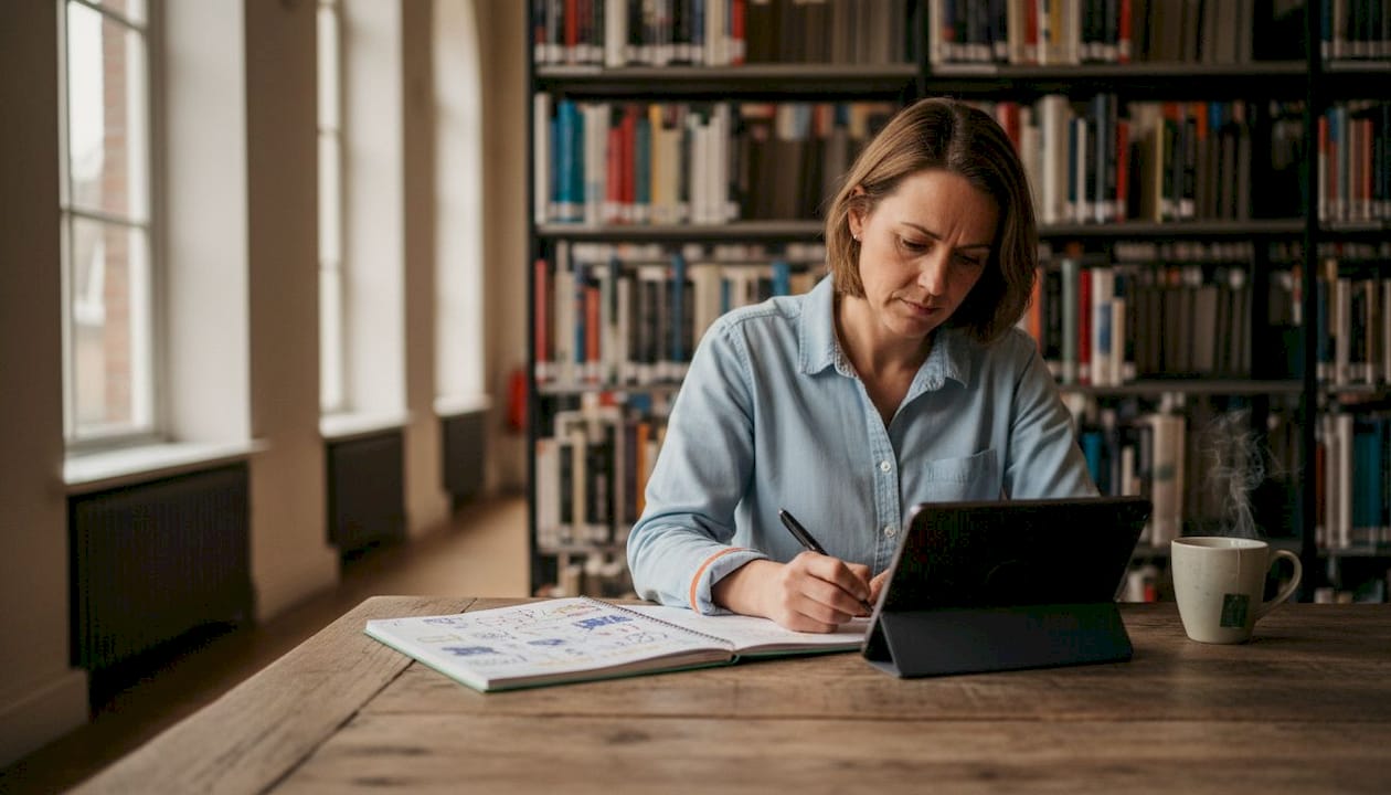 Vrouw zet zich in voor internationale samenwerking