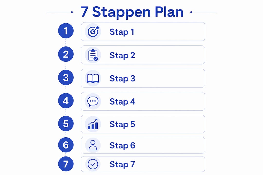 Infographic: De 7 essentiële stappen voor effectieve zakelijke communicatie in één overzicht