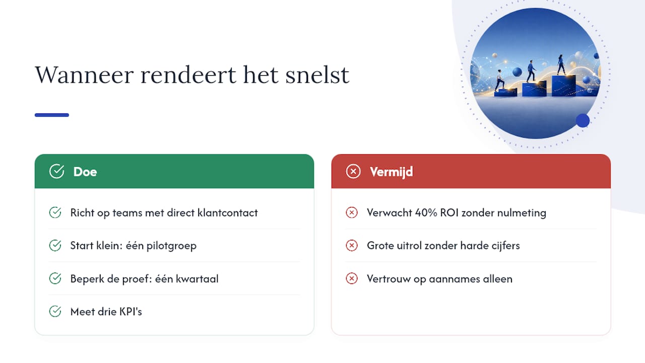 Wanneer rendeert taaltraining het snelst? — overview diagram