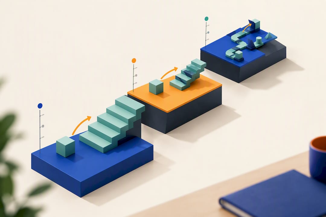 Illustratie van taalniveau en voortgang